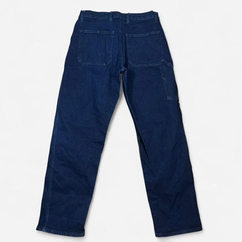 Uniqlo Men's Blue and Navy Jeans